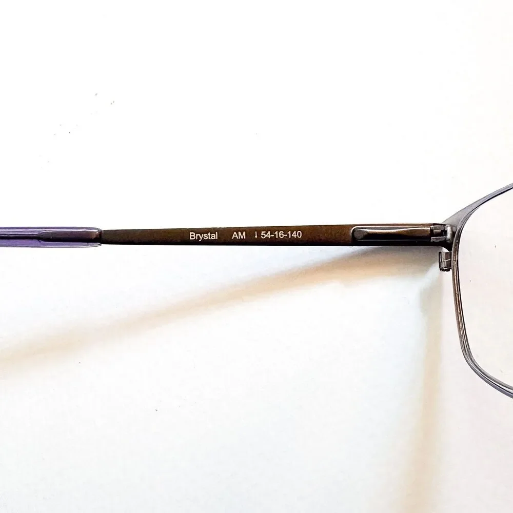 Vera Wang Womens Blue-Gray Cat-Eye Eyeglass Metal FRAMES ONLY 54 16 140